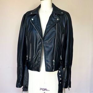 ZARA leather jacket Size M